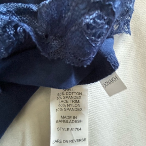 New Camisole--Turtle Bay-navy blue--size L---NEW - Picture 5 of 6